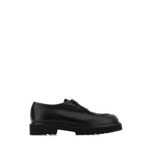 Max Mara Women Black Leather Track Lace-Up Shoes
